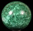Huge, Polished Malachite Sphere - Reduced Price #62978-1